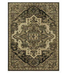 Plow & Hearth Synthetic Rugs | Indoor Living Black River Falls Medallion Everstrand Rug