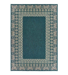 Plow & Hearth Synthetic Rugs | Indoor Living Cambridge Lace Indoor/Outdoor Border Rug