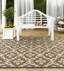 Plow & Hearth Synthetic Rugs | Indoor Living Cambridge Meadow Indoor/Outdoor Rug