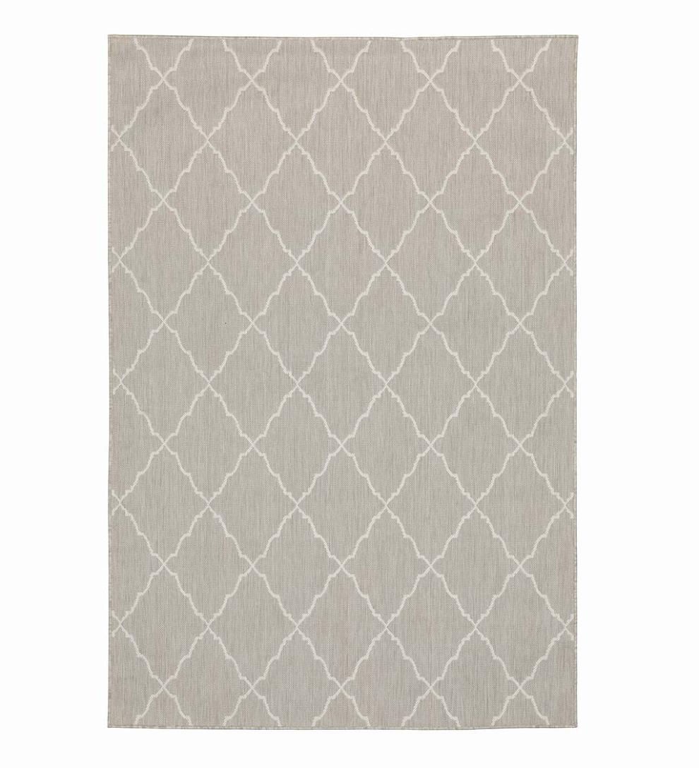 Plow & Hearth Synthetic Rugs | Indoor Living Hamilton Latticework Indoor/Outdoor Rug