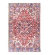 Plow & Hearth Synthetic Rugs | Indoor Living Indoor/Outdoor Berkley Border Polyester Rug