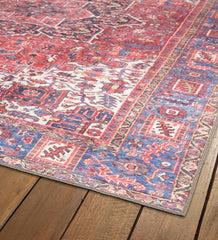 Plow & Hearth Synthetic Rugs | Indoor Living Indoor/Outdoor Berkley Border Polyester Rug