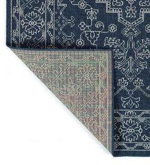 Plow & Hearth Synthetic Rugs | Indoor Living Indoor/Outdoor Brunswick Damask Polypropylene Rug