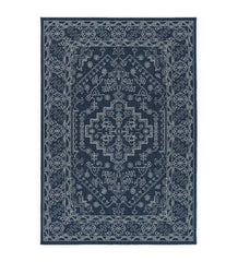Plow & Hearth Synthetic Rugs | Indoor Living Indoor/Outdoor Brunswick Damask Polypropylene Rug