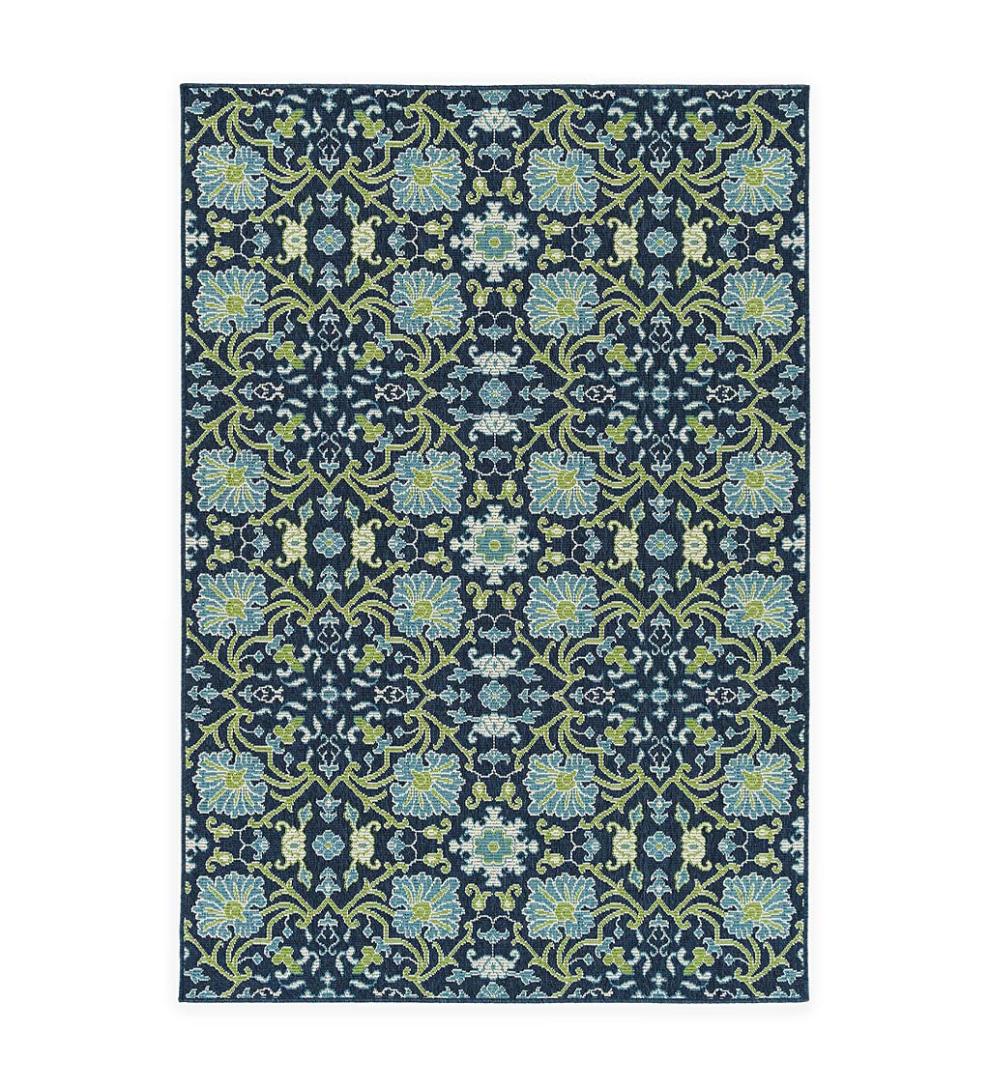 Plow & Hearth Synthetic Rugs | Indoor Living Indoor/Outdoor Brunswick Garden Polypropylene Rug