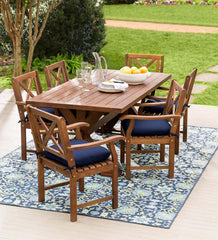 Plow & Hearth Synthetic Rugs | Indoor Living Indoor/Outdoor Brunswick Garden Polypropylene Rug