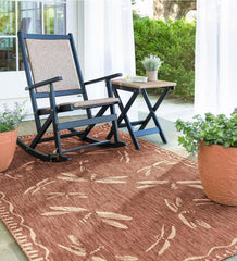 Plow & Hearth Synthetic Rugs | Indoor Living Indoor/Outdoor Dragonfly Rug