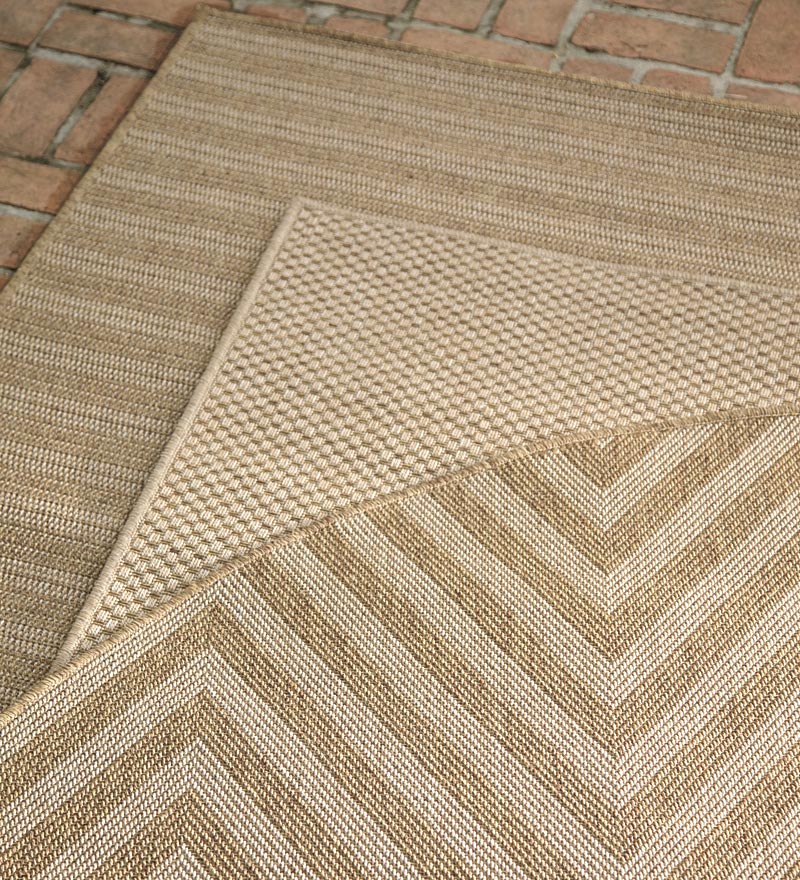 Plow & Hearth Synthetic Rugs | Indoor Living Indoor/Outdoor Laurel Seagrass-Look Polypropylene Rugs