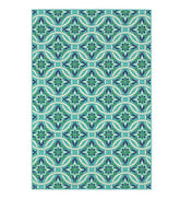 Plow & Hearth Synthetic Rugs | Indoor Living Indoor/Outdoor Lexington Medallion Rug