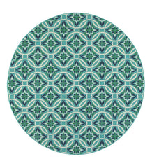 Plow & Hearth Synthetic Rugs | Indoor Living Indoor/Outdoor Lexington Medallion Rug