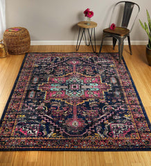 Plow & Hearth Synthetic Rugs | Indoor Living Indoor/Outdoor Oakland Medallion Polypropylene Rug