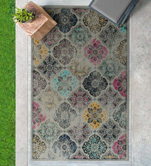 Plow & Hearth Synthetic Rugs | Indoor Living Indoor/Outdoor Oakland Panel Polypropylene Rug
