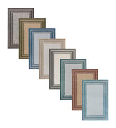 Plow & Hearth Synthetic Rugs | Indoor Living Indoor/Outdoor Textured Polypropylene Border Rug