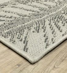 Plow & Hearth Synthetic Rugs | Indoor Living Indoor/Outdoor York Leaves Polypropylene Rug