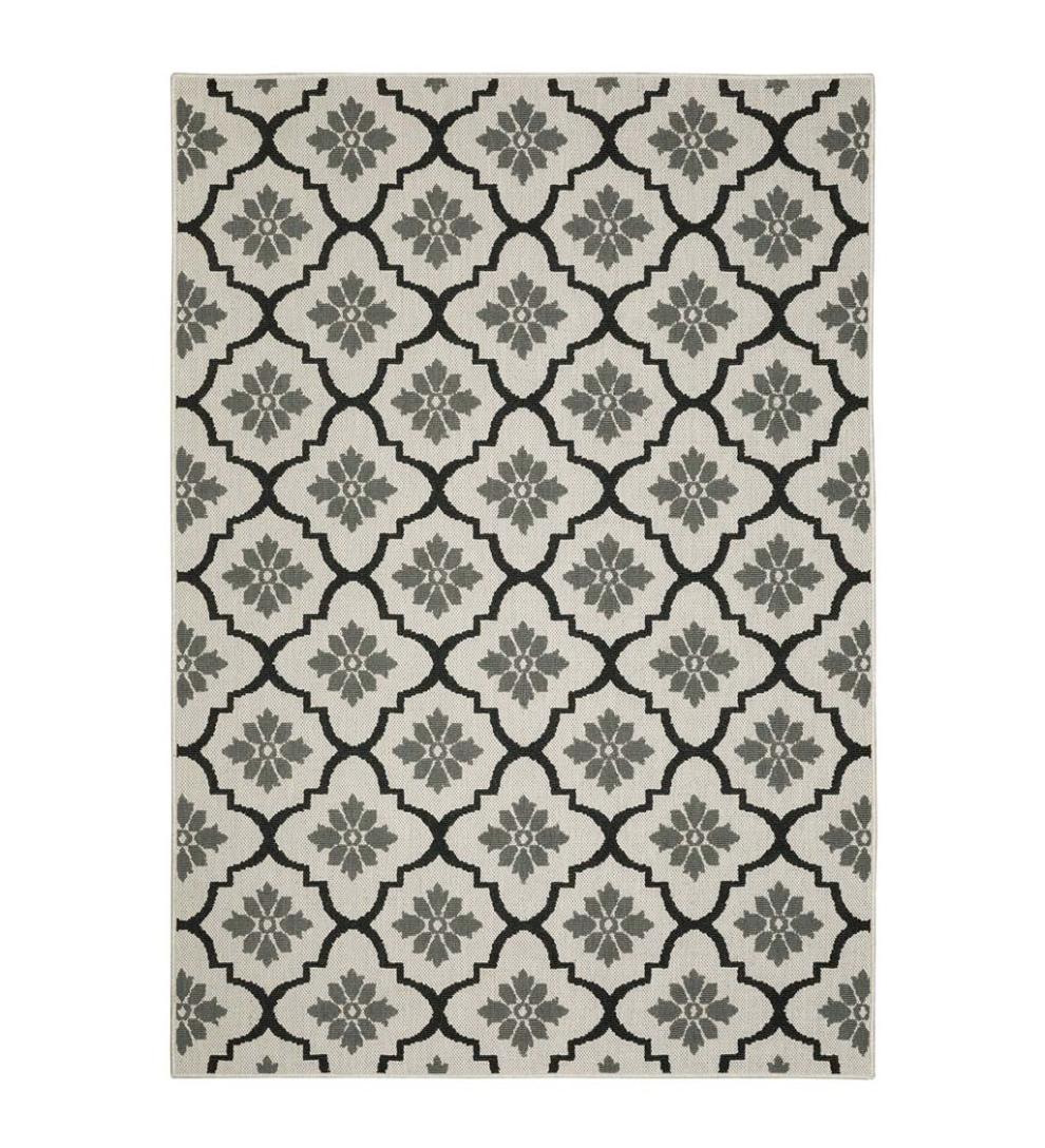 Plow & Hearth Synthetic Rugs | Indoor Living Indoor/Outdoor York Tilework Polypropylene Rug