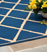 Plow & Hearth Synthetic Rugs | Indoor Living Lattice Surry Indoor/Outdoor Polypropylene Area Rug