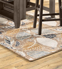 Plow & Hearth Synthetic Rugs | Indoor Living Leaves Endurastran Area Rug