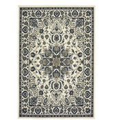 Plow & Hearth Synthetic Rugs | Indoor Living Marston Medallion Polypropylene Area Rug