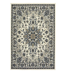 Plow & Hearth Synthetic Rugs | Indoor Living Marston Medallion Polypropylene Area Rug