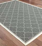 Plow & Hearth Synthetic Rugs | Indoor Living Marston Quatrefoil Polypropylene Area Rug