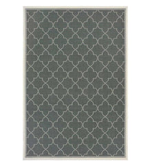 Plow & Hearth Synthetic Rugs | Indoor Living Marston Quatrefoil Polypropylene Area Rug