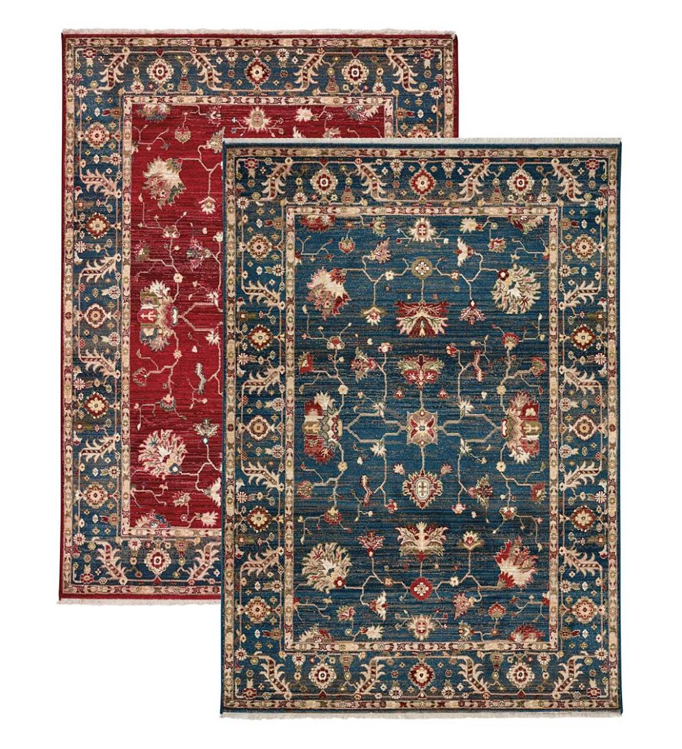 Plow & Hearth Synthetic Rugs | Indoor Living Sheffield Keshan Polypropylene Rug