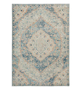 Plow & Hearth Synthetic Rugs | Indoor Living Silver City Damask Polypropylene Rug