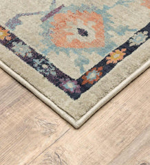 Plow & Hearth Synthetic Rugs | Indoor Living Silver City Tapestry Polypropylene Rug