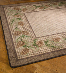 Plow & Hearth Synthetic Rugs | Indoor Living Sweetwater Pine Plaid Endurastran Area Rug