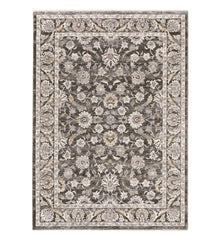 Plow & Hearth Synthetic Rugs | Indoor Living Wakefield Border Polyester Rug