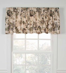 Plow & Hearth Valances | Indoor Living Brissac Jacobean Floral Print Window Valances