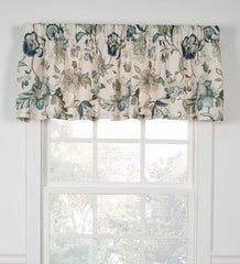Plow & Hearth Valances | Indoor Living Brissac Jacobean Floral Print Window Valances