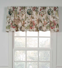 Plow & Hearth Valances | Indoor Living Brissac Jacobean Floral Print Window Valances