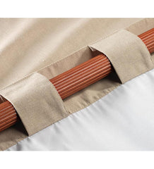 Plow & Hearth Valances | Indoor Living Energy-Efficient Homespun Double-Lined Rod-Pocket Curtains