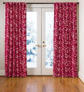 Plow & Hearth Valances | Indoor Living Floral Damask Rod-Pocket Homespun Insulated Curtain Panel