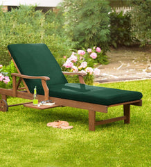 Plow & Hearth Wood Furniture | Outdoor Living Claremont Eucalyptus Outdoor Chaise Lounges, Set Of 2 - Natural