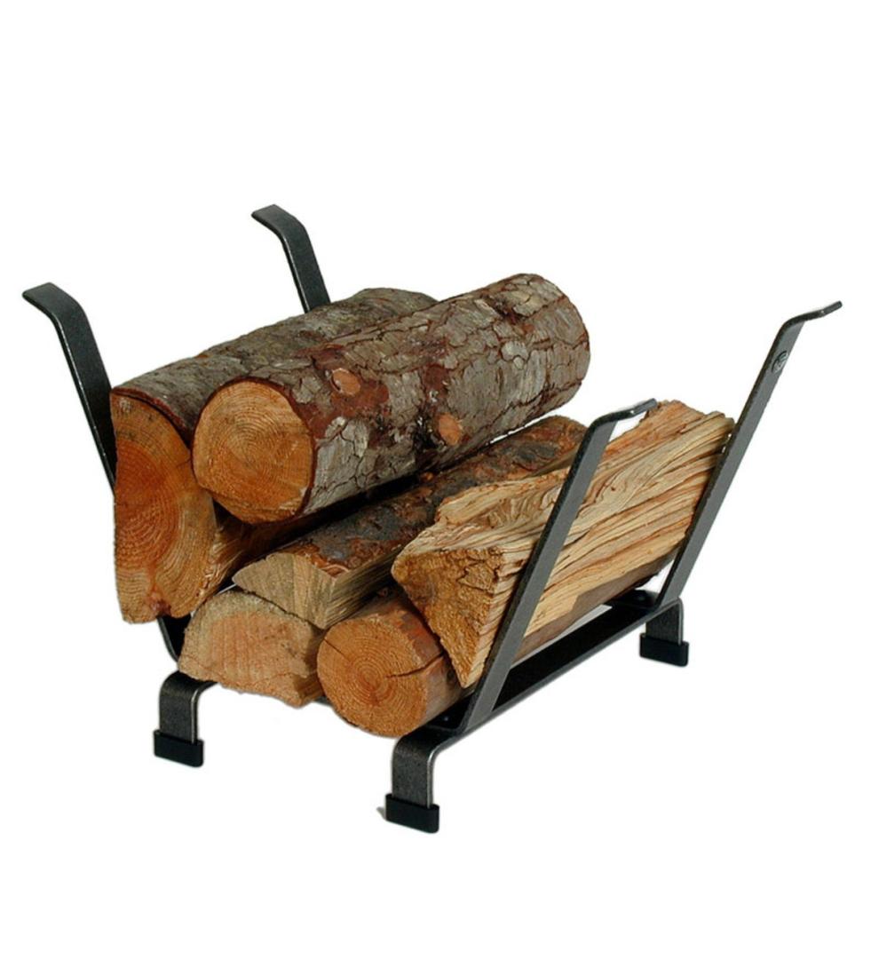 Plow & Hearth Wood Storage & Wood Racks | Fireplace & Hearth American-Made Hammered Steel Country Home Log Basket