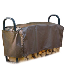 Plow & Hearth Wood Storage & Wood Racks | Fireplace & Hearth Heavy-Duty Steel Log Racks And Vinyl Covers