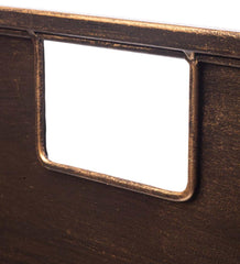 Plow & Hearth Wood Storage & Wood Racks | Fireplace & Hearth Metal Wood Holder With Carrying Handles