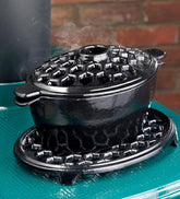 Plow & Hearth Wood Stove Accessories | Fireplace & Hearth Cast Iron Lattice Steamers And Trivets