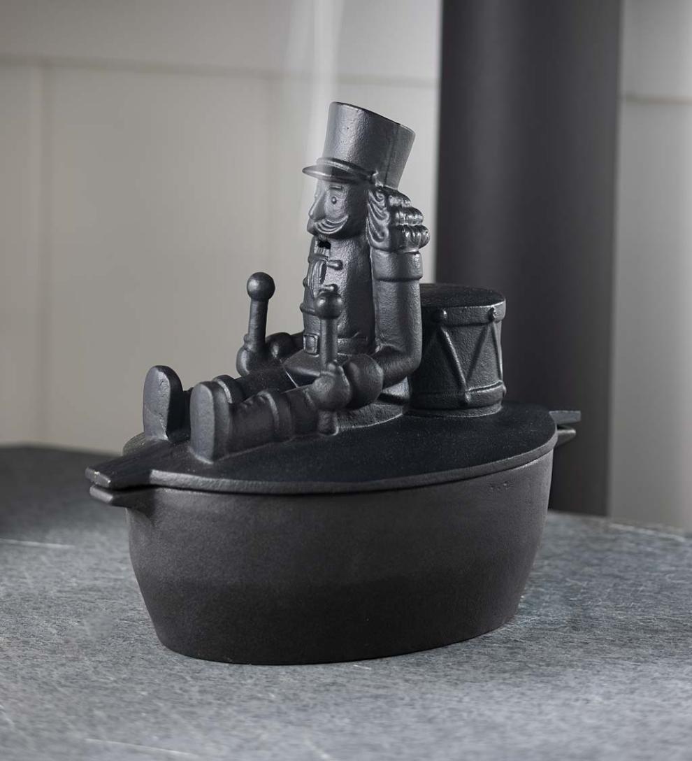 Plow & Hearth Wood Stove Accessories | Fireplace & Hearth Cast Iron Nutcracker Wood Stove Steamer