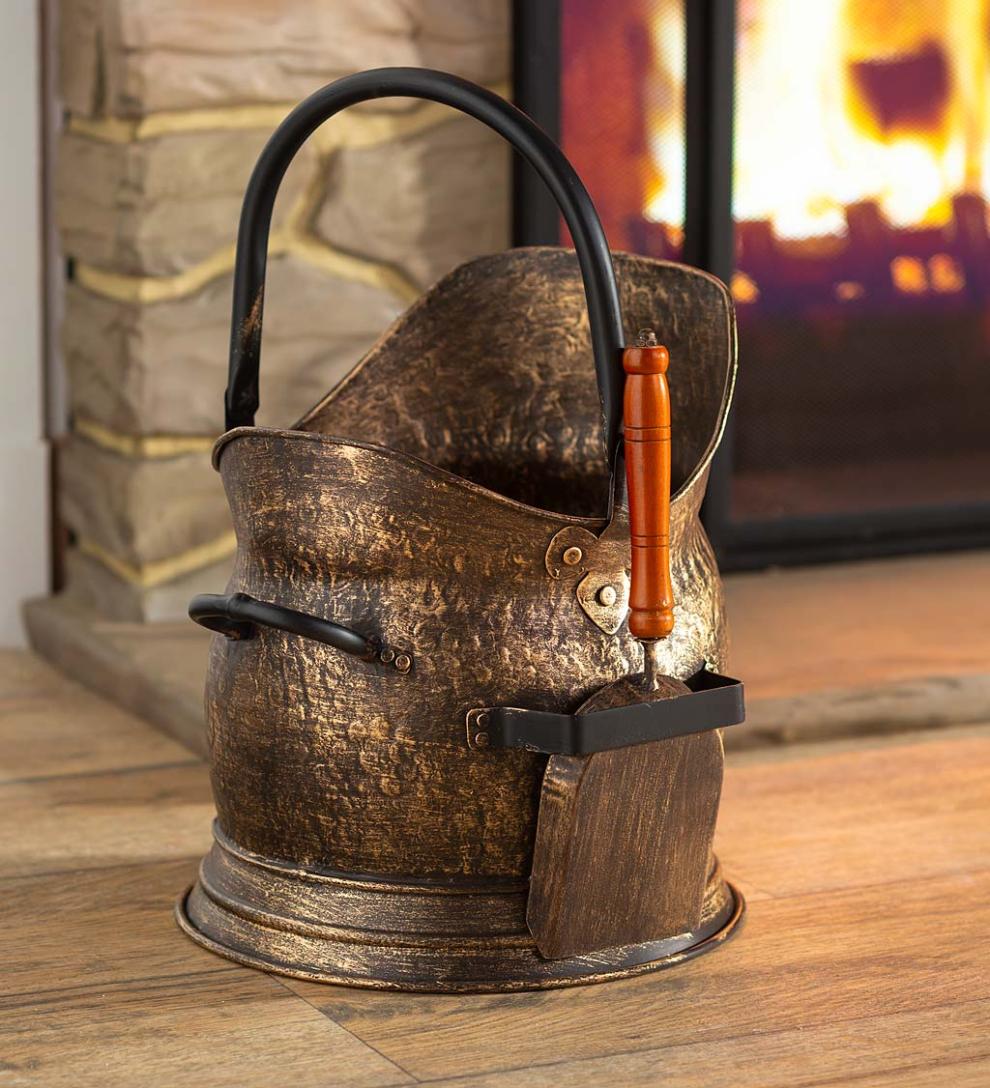 Plow & Hearth Wood Stove Accessories | Fireplace & Hearth Fireplace Ash Bucket And Shovel