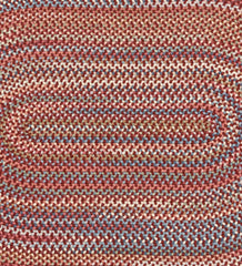 Plow & Hearth Wool Rugs | Indoor Living Blue Ridge Wool Braided Oval Rugs, Made In Usa