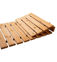 Plow & Hearth Gardenworks® | Yard & Garden 6' Portable Roll-Out Straight Hardwood Pathway