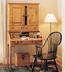 Plow & Hearth Home Office | Indoor Living Schoolmaster'S Desk And Hutch