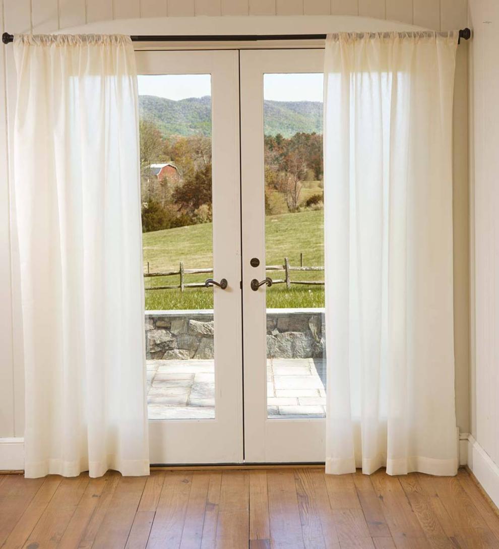 Plow & Hearth Insulated Curtains | Indoor Living Thermalogic™ Thermasheer™ Insulating Rod-Pocket Semi-Sheer Window Curtain Panels