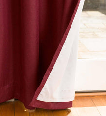Plow & Hearth Curtain Panels | Indoor Living Madison Double-Blackout Back-Tab Patio Panel With Wand, 106"W X 84"L - Driftwood