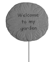 Plow & Hearth Decorative Garden Accents | Yard & Garden "Welcome"Garden Flower