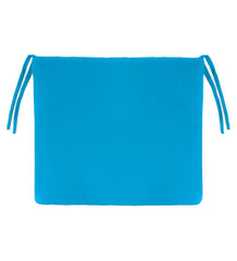 Plow & Hearth Outdoor Furniture Cushions | Outdoor Living Sunbrella Chair And Adirondack Seat Cushion With Ties, 20½" X 19" X 2½" - Bandana