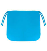 Plow & Hearth Outdoor Furniture Cushions | Outdoor Living Sunbrella Chair Cushion With Ties, 19½"X 19"X 3" - Bandana